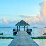 NH Maldives Kuda Rah Resort Jetty Sunset Newsletter
